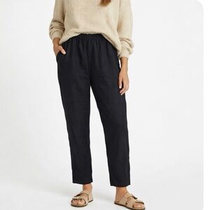 Sympli Linen Pants Black Size M Lagenlook Neutral Beach Resort Cruise
